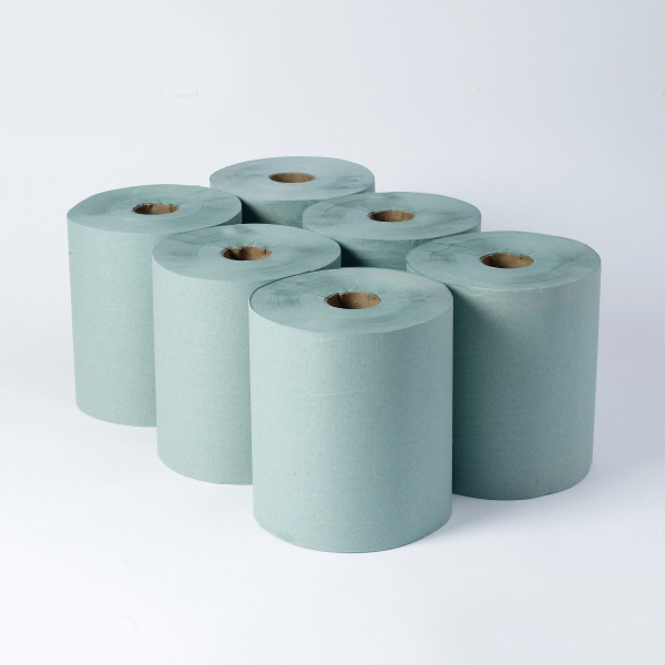 1-Ply Green Roll Towel 76m x 200mm