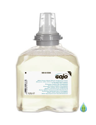 GOJO TFX Mild Foam Handwash Fragrance Free 1200ml