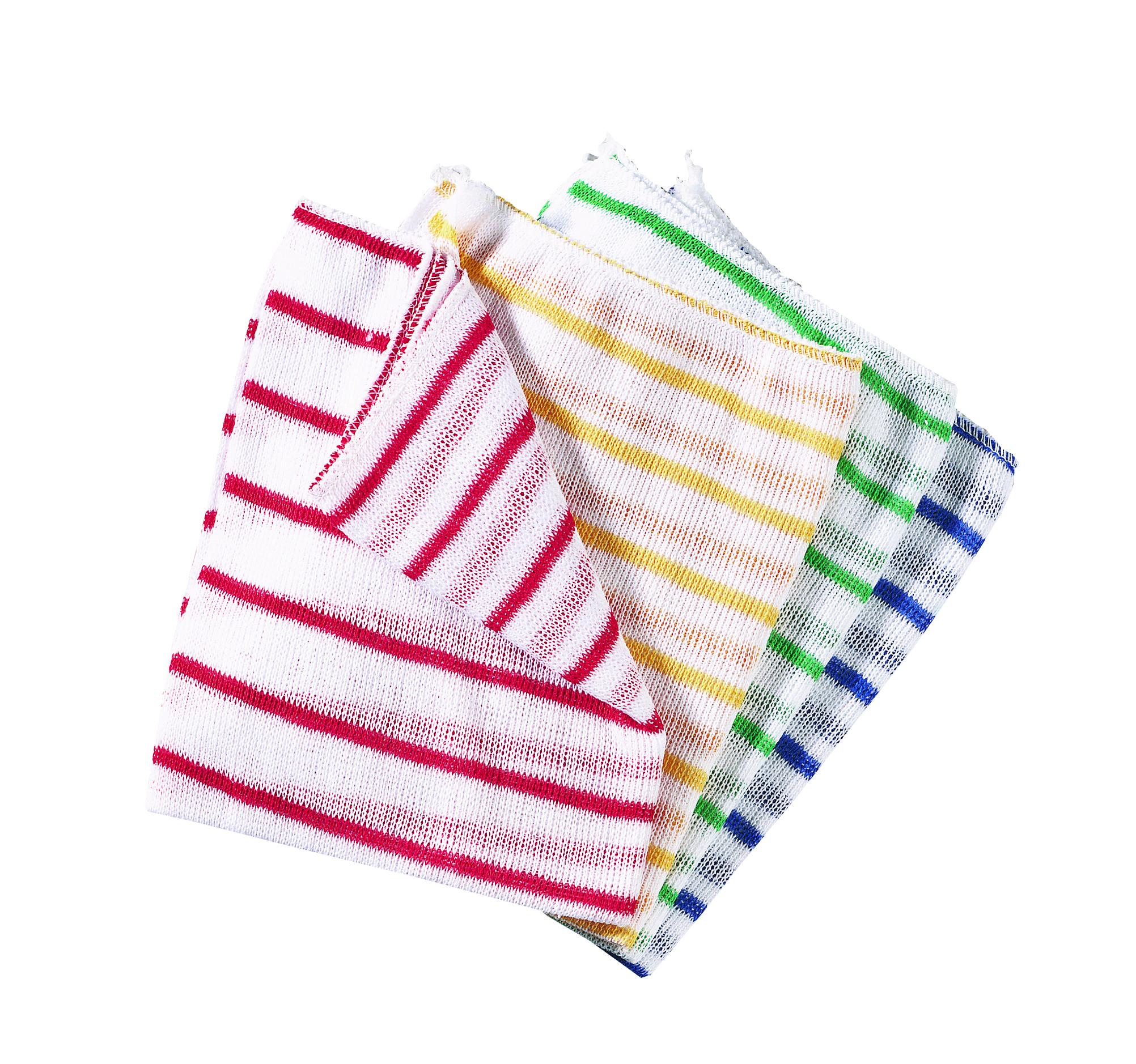 Hygiene Dishcloth with Coloured Stripe 