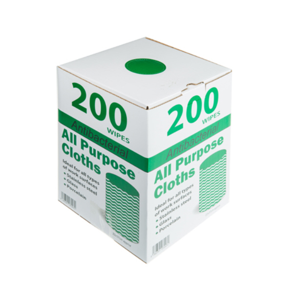 Antibac All Purpose Cloths  - 200 sheets