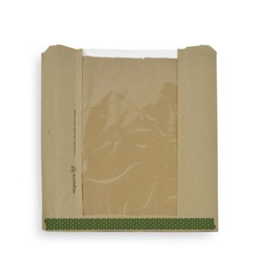 Kraft NatureFlex Window Bag 254x254mm