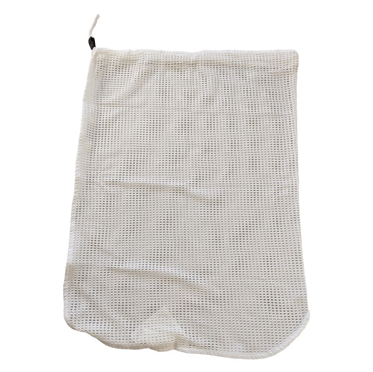 Mesh Laundry Bag Drawstring with B-Lock Closure and name tag