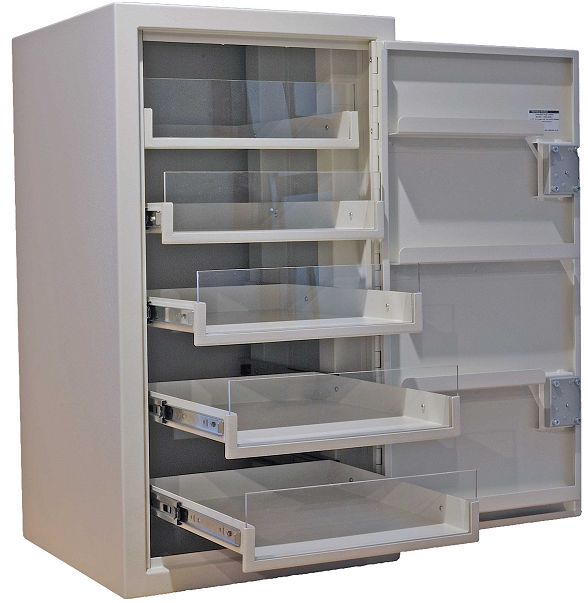 Controlled Drugs Cabinet 860 x 470 x 480mm - door and intern