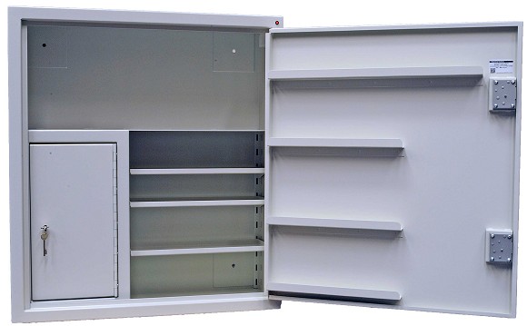 Controlled Drugs Cabinet 865 x 760 x 305mm - internal and ex
